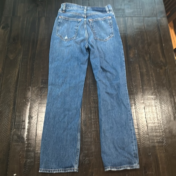 ABERCROMBIE & FITCH The Ankle Straight Ultra High Rise Curve Love jeans size 25 - Picture 2 of 5